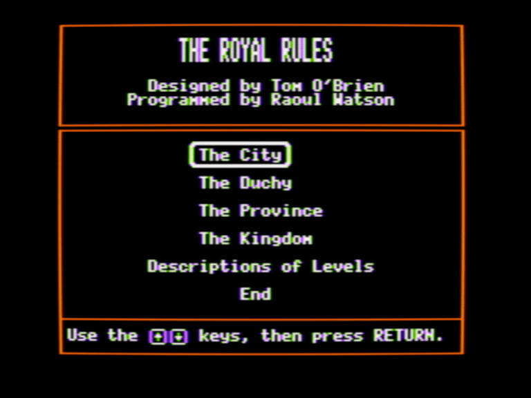 The Royal Rules screenshot 1 of 3