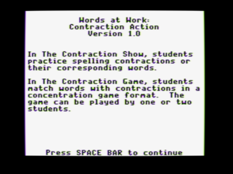 Words at Work: Contraction Action screenshot 4 of 5