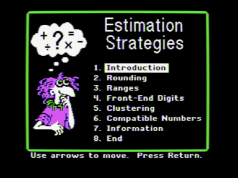 Estimation Strategies screenshot 1 of 6
