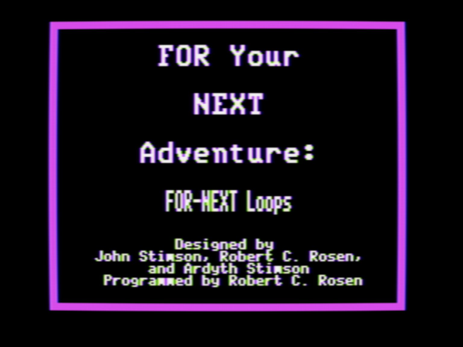 FOR Your NEXT Adventure: FOR-NEXT Loops screenshot 1 of 3