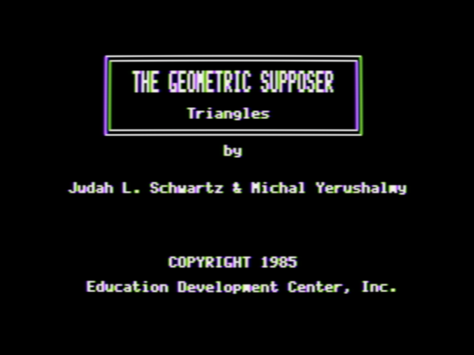The Geometric Supposer: Triangles screenshot 1 of 3