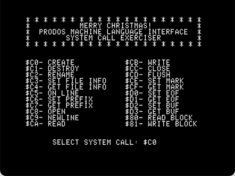 ProDOS screenshot 2 of 3