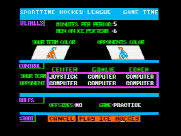 Superstar Ice Hockey screenshot 4 of 6