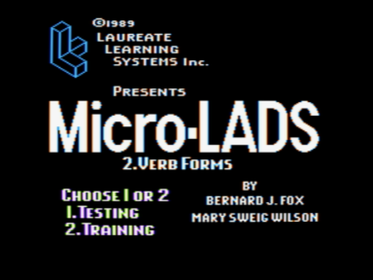 Micro-LADS 2: Verb Forms screenshot 1 of 3