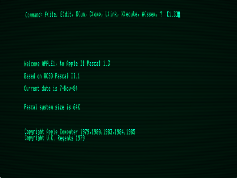 Apple Pascal screenshot 1 of 19