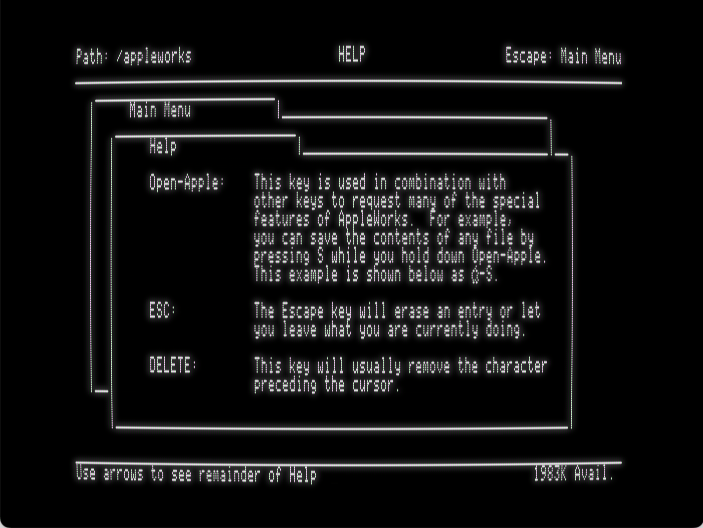 AppleWorks screenshot 4 of 4