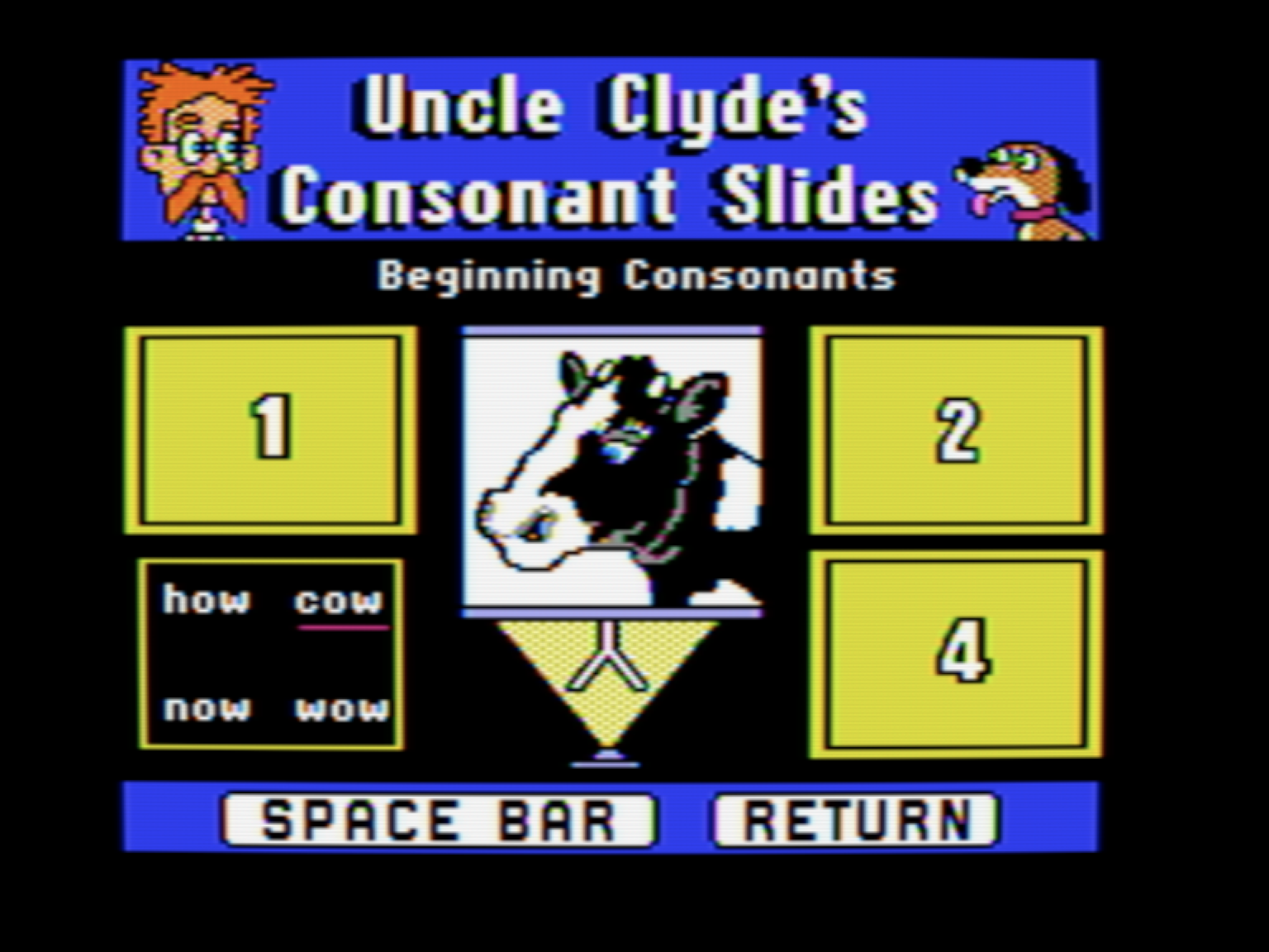 Uncle Clyde's Consonant Slides: Beginning Consonants screenshot 2 of 3