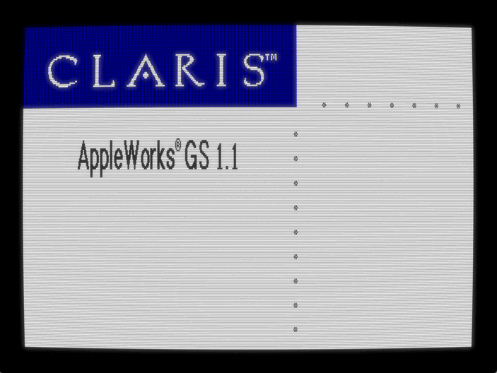 AppleWorks GS screenshot 1 of 4