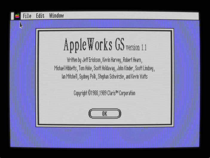 AppleWorks GS screenshot 3 of 4