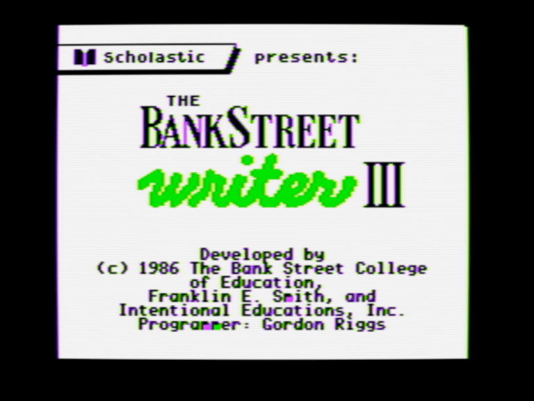 The Bank Street Writer III screenshot 1 of 3