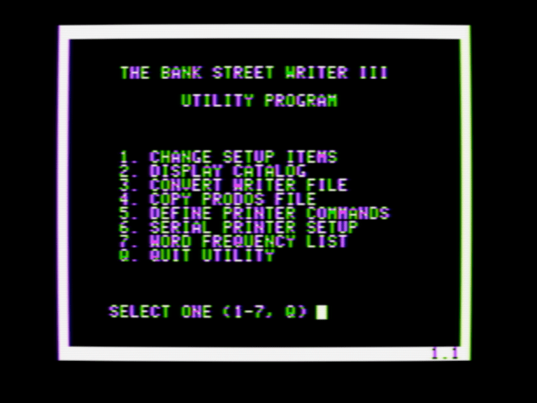 The Bank Street Writer III screenshot 3 of 3