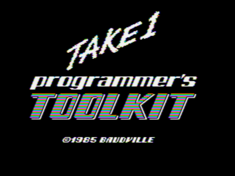 Take 1 Programmer's Toolkit screenshot 1 of 4