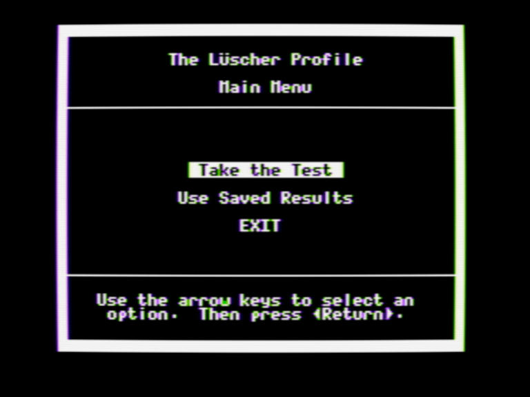 The Lüscher Profile screenshot 3 of 3