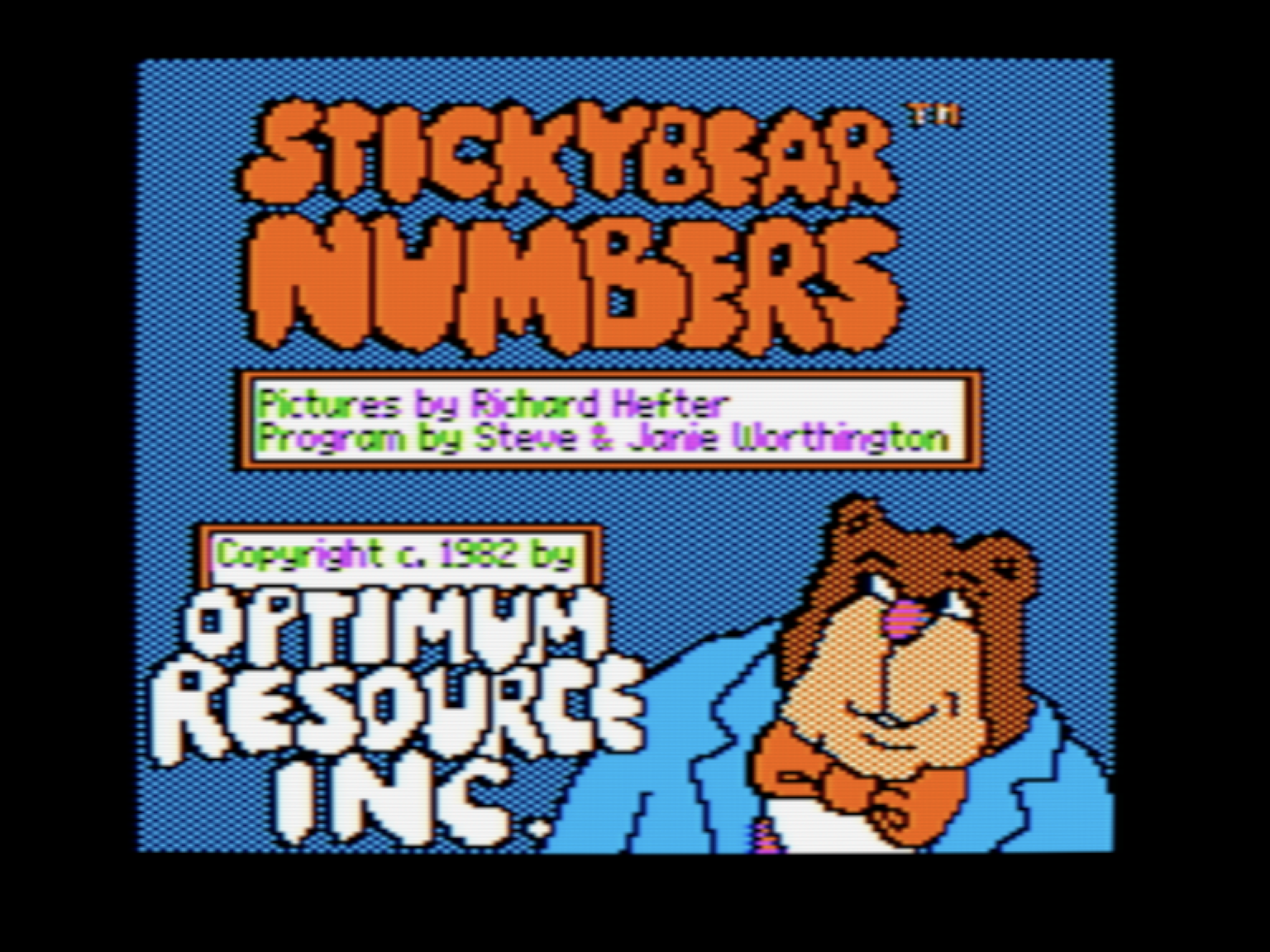 Stickybear Numbers screenshot 1 of 3