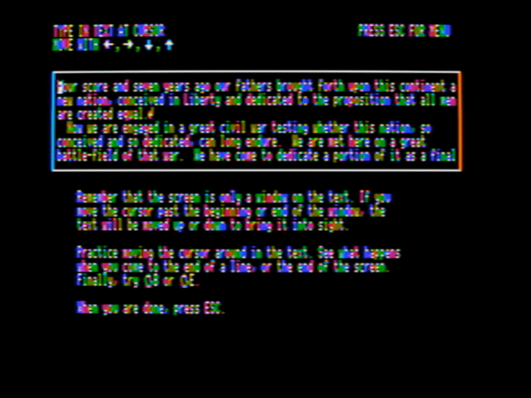 The Bank Street Writer III Tutorial screenshot 3 of 3