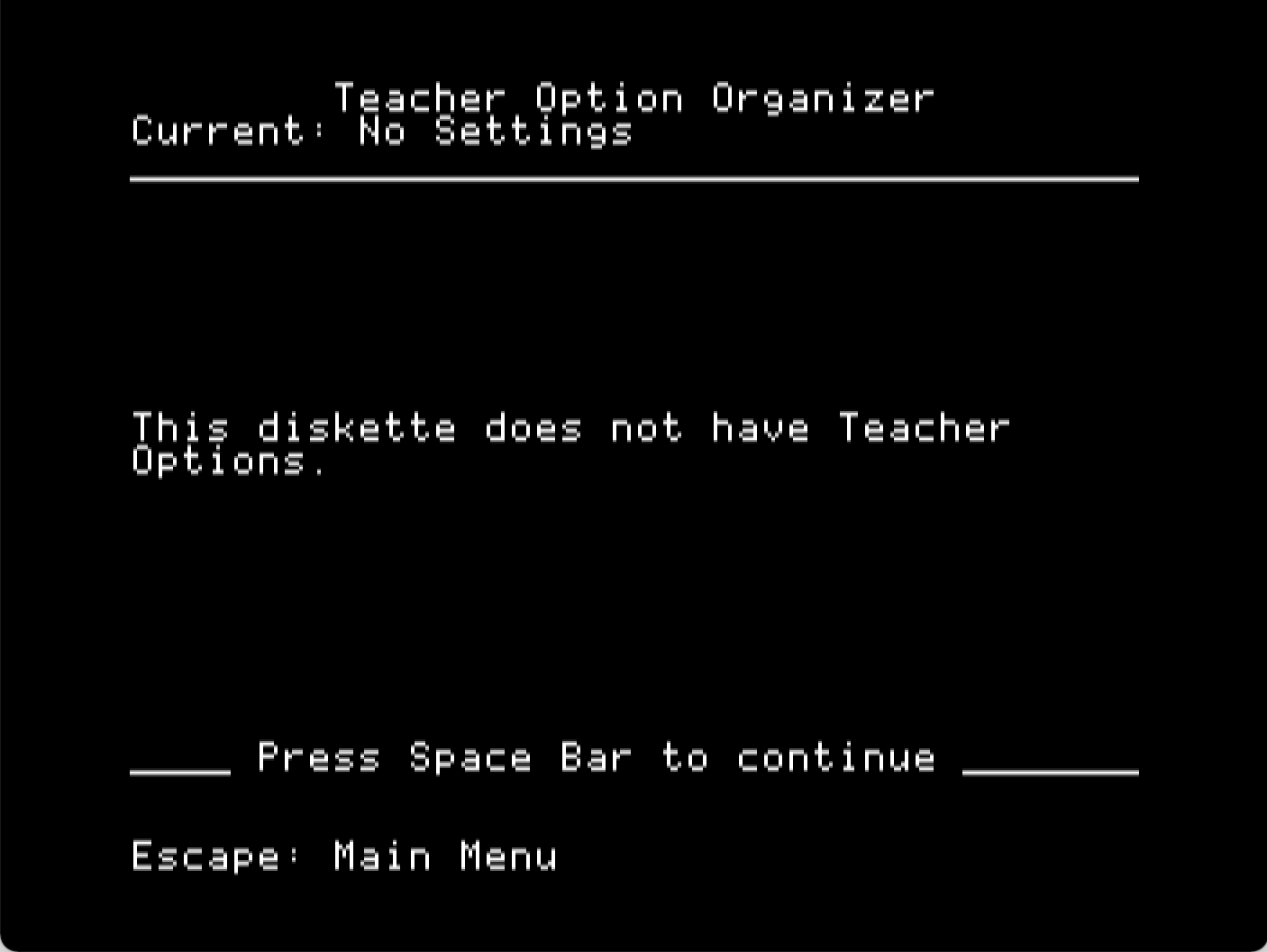 Teacher Option Organizer screenshot 4 of 4
