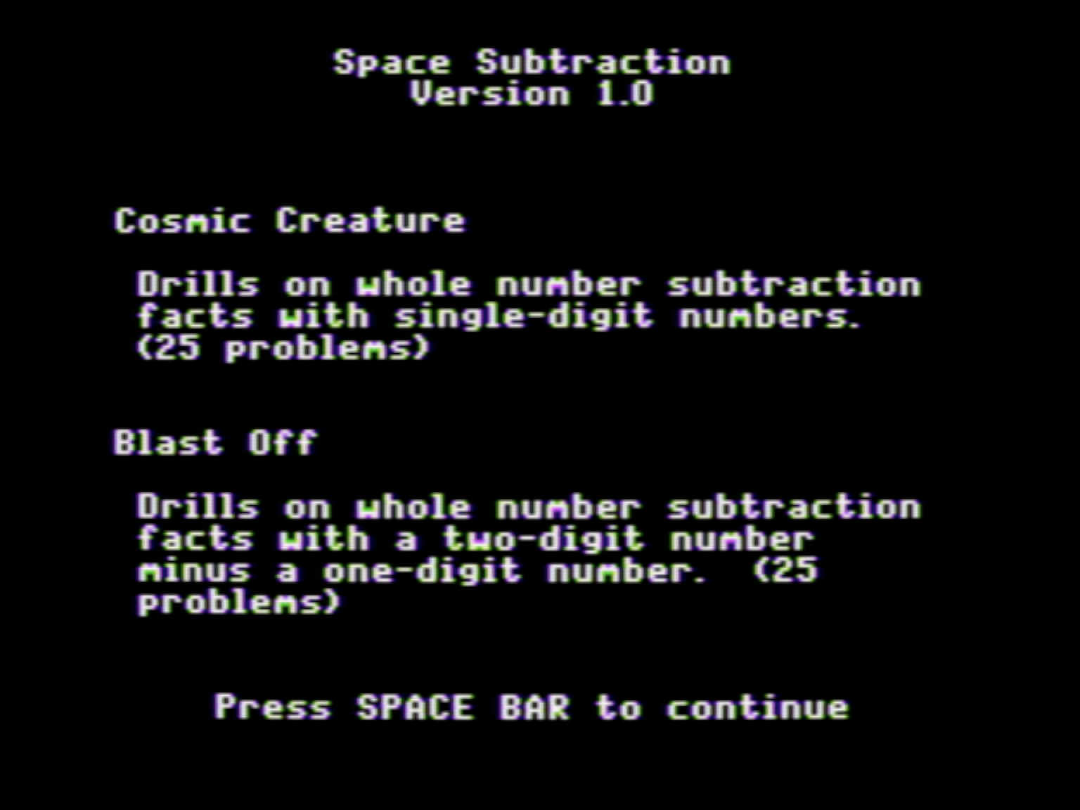 Space Subtraction screenshot 3 of 3