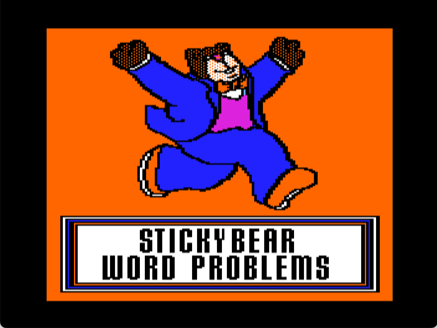 Stickybear Word Problems screenshot 1 of 4