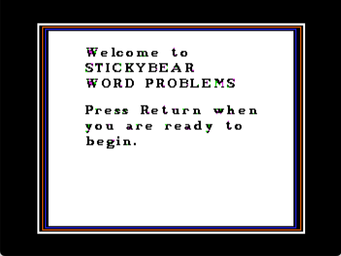 Stickybear Word Problems screenshot 2 of 4