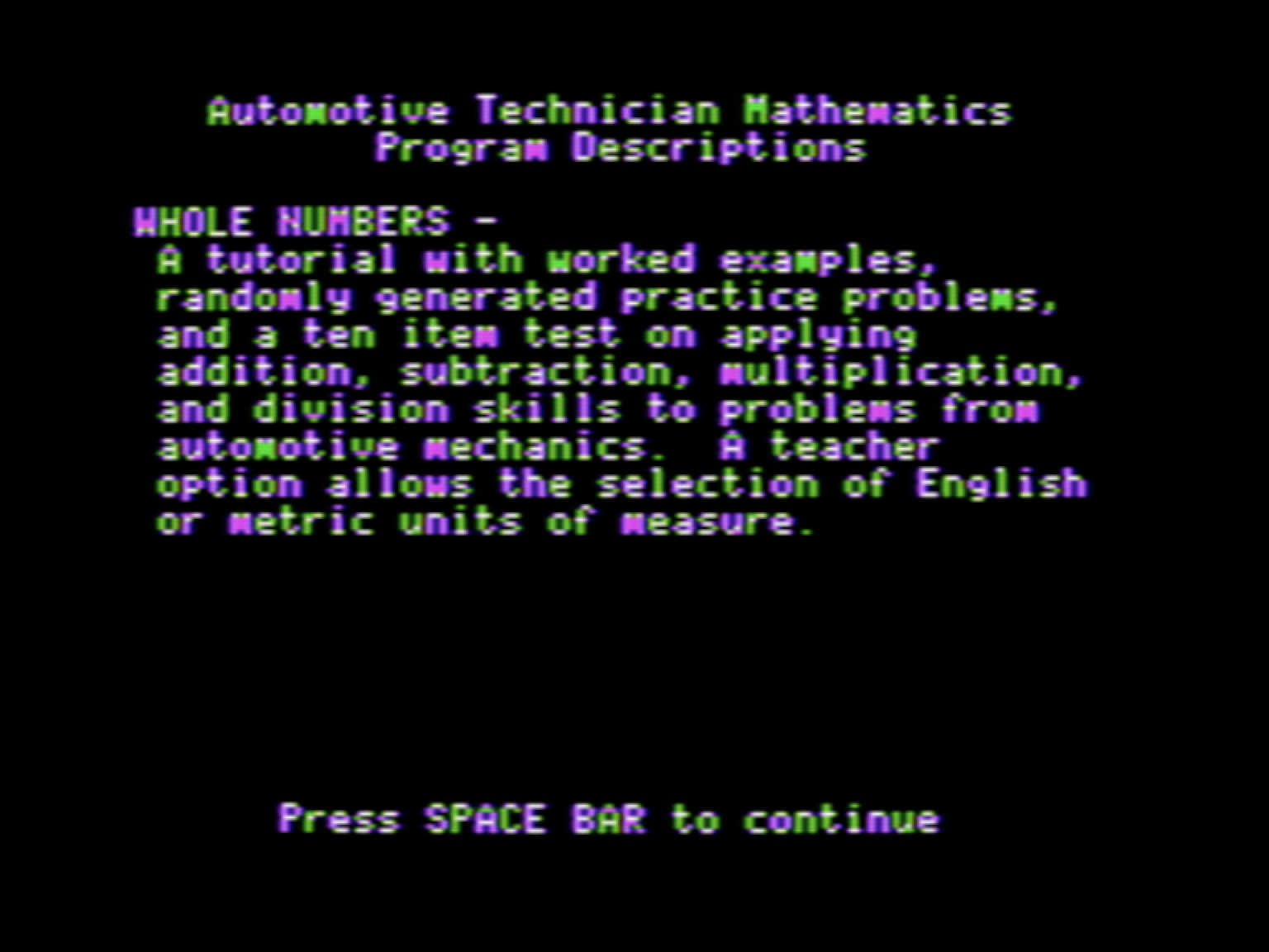 Automotive Technician Mathematics Volume 1: Whole Numbers and Fractions screenshot 3 of 4