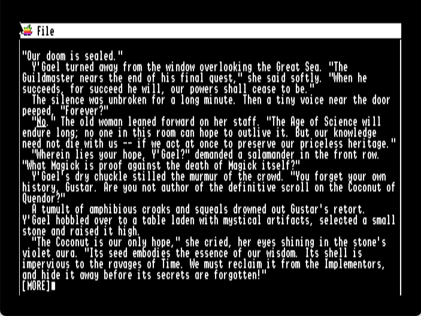 Beyond Zork: The Coconut of Quendor screenshot 2 of 5
