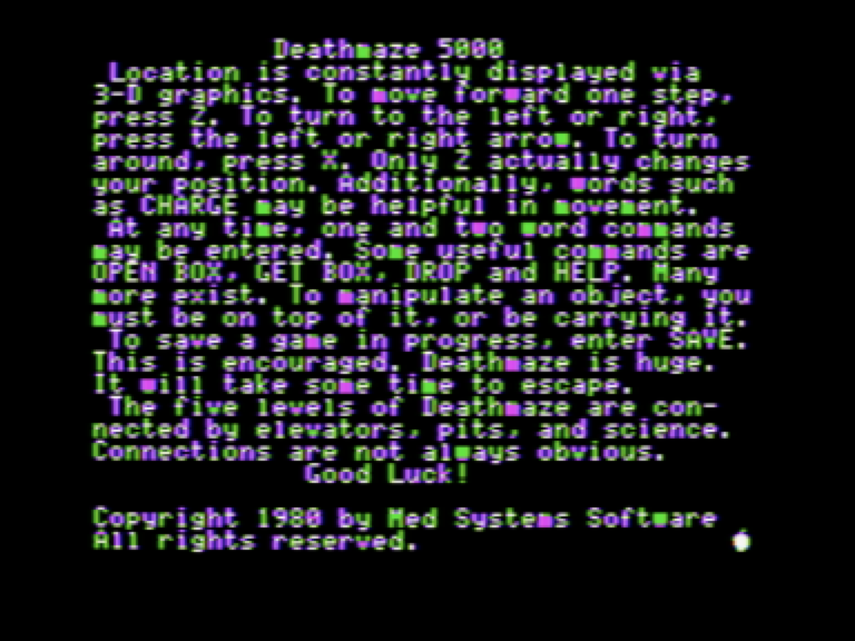 Deathmaze 5000 screenshot 1 of 3