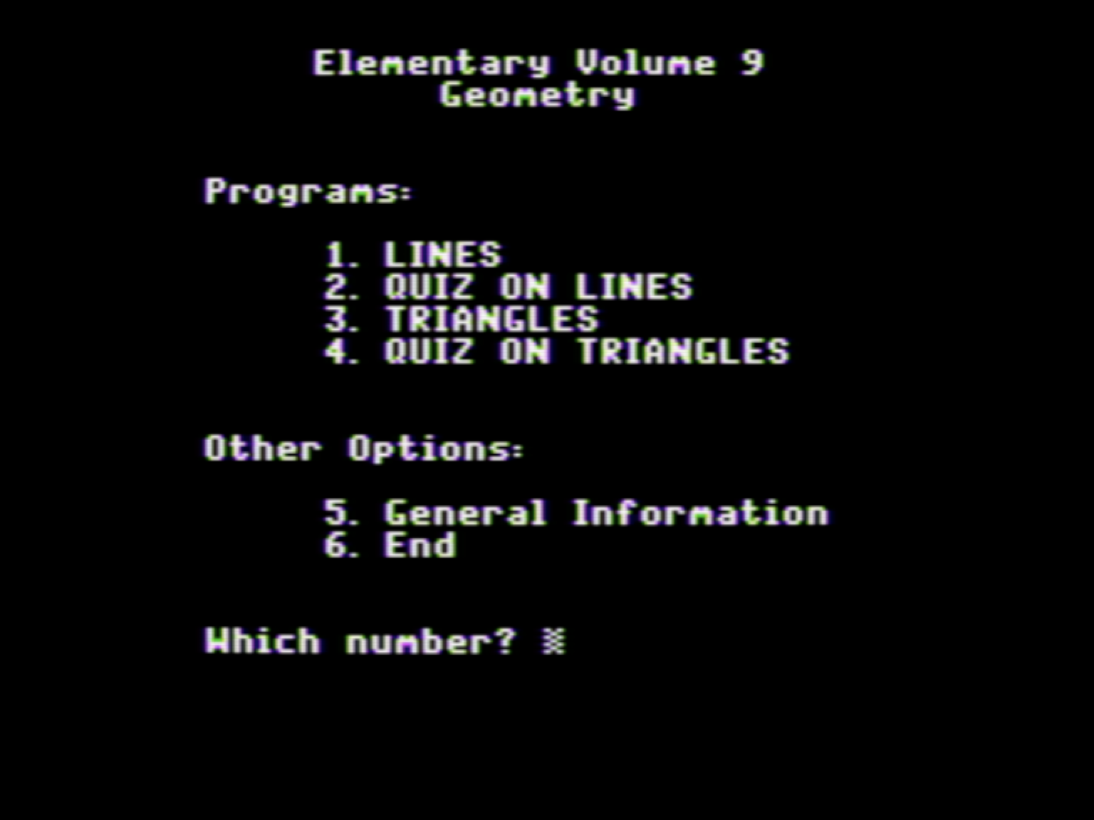 Elementary Volume 9: Geometry (Lines and Triangles) screenshot 2 of 4