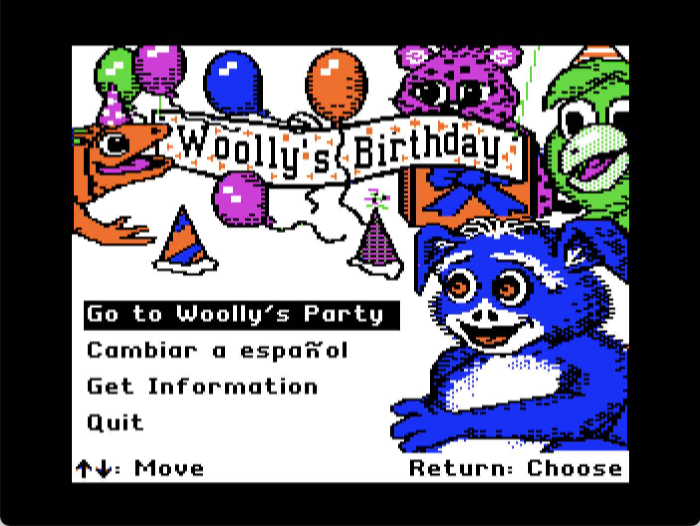 Woolly's Birthday screenshot 1 of 8