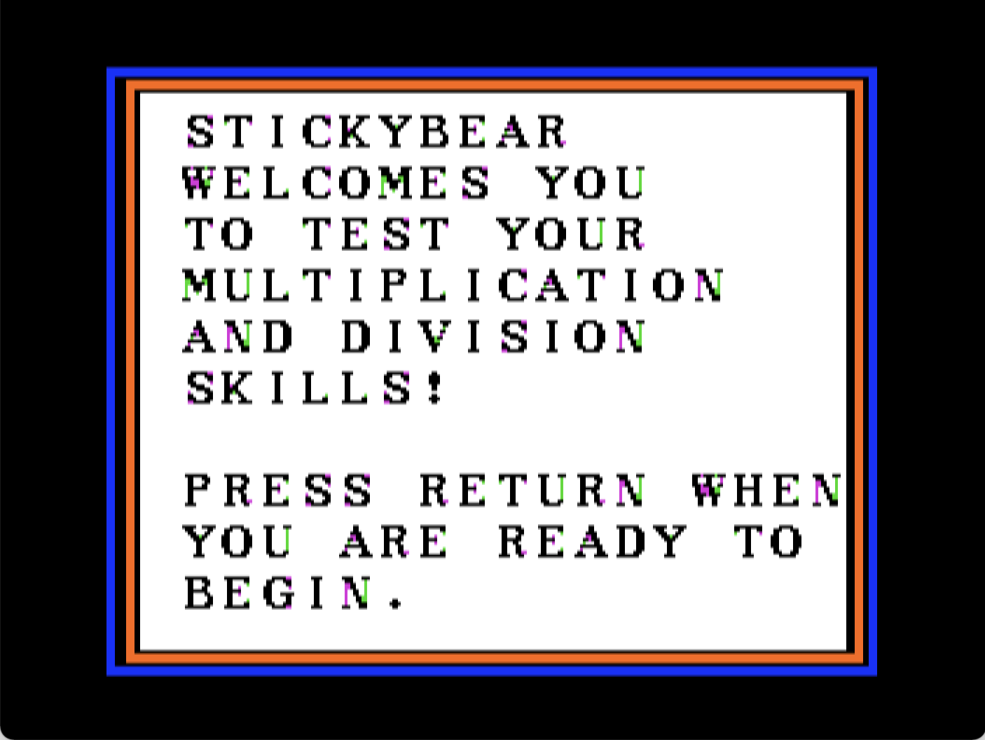 Stickybear Math 2 screenshot 3 of 5