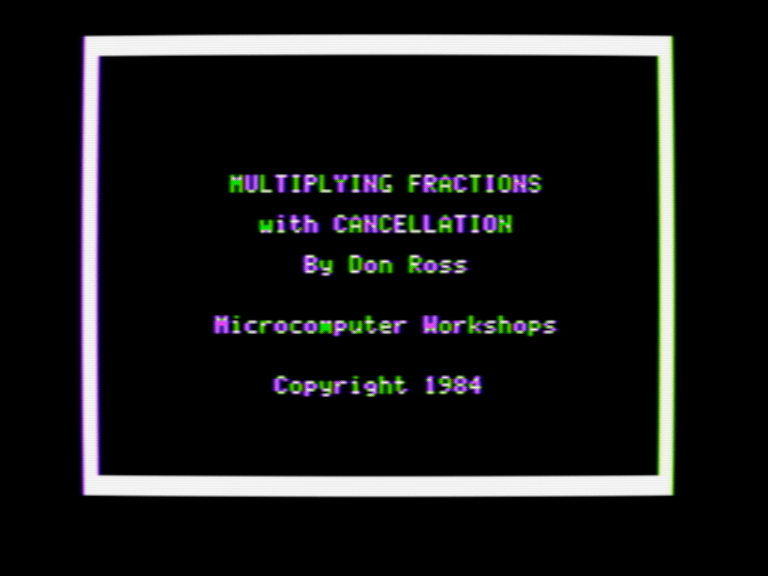 Multiplying Fractions with Cancellation screenshot 1 of 5