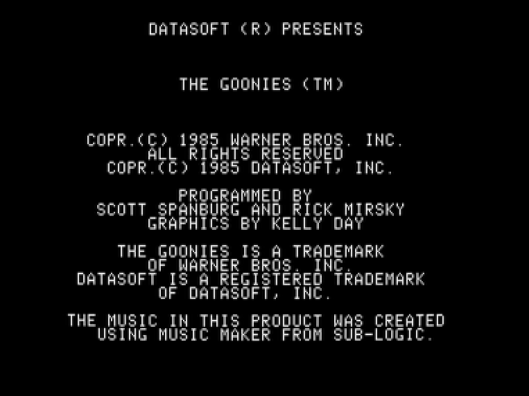 The Goonies screenshot 2 of 4