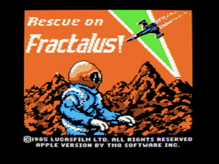 Rescue on Fractalus! screenshot 1 of 5