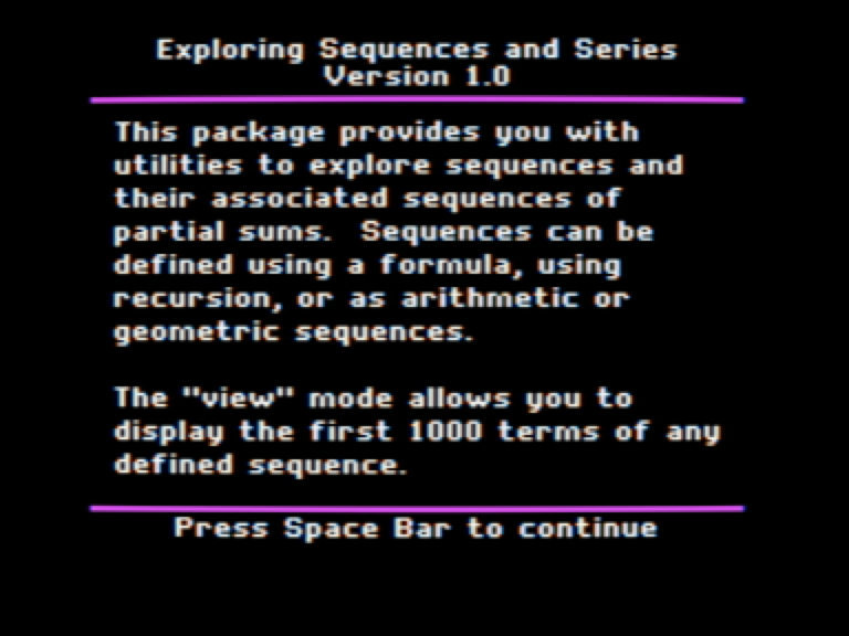Exploring Sequences and Series screenshot 3 of 6