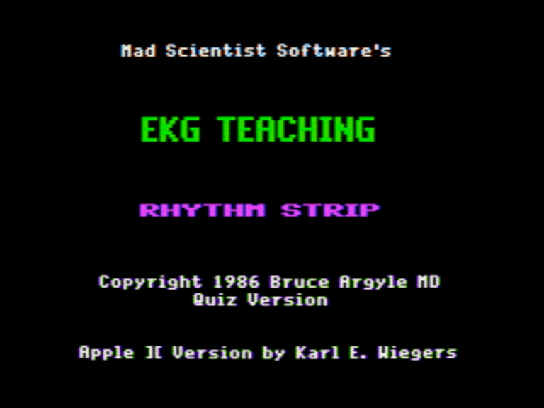 EKG Teaching: Rhythm Strip screenshot 1 of 4