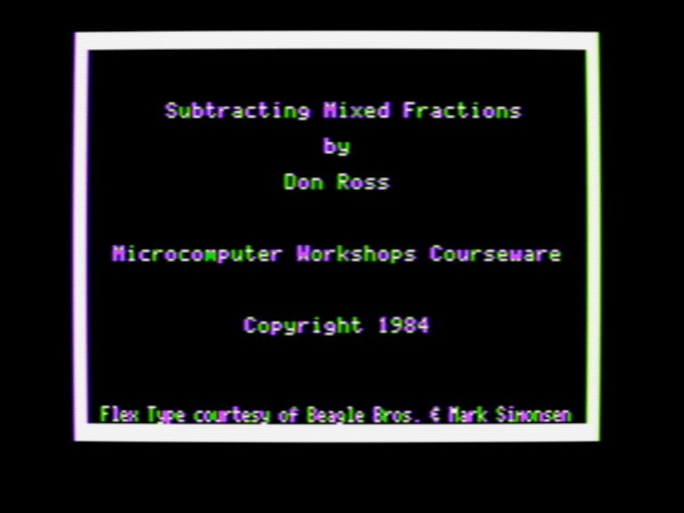 Subtracting Mixed Fractions screenshot 1 of 4