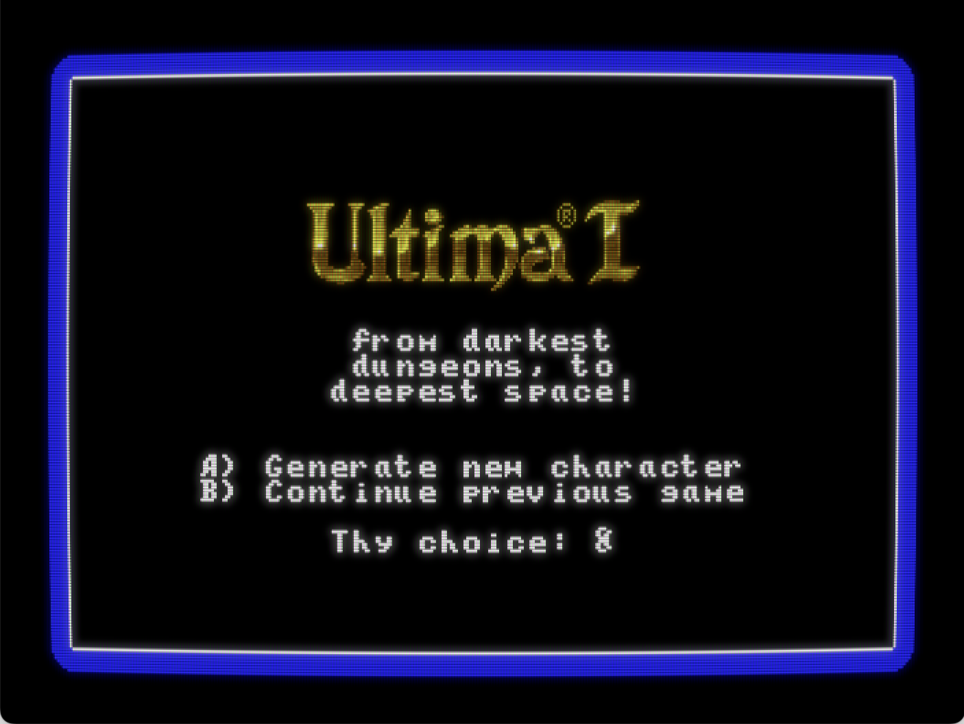 Ultima I: The First Age of Darkness screenshot 5 of 6