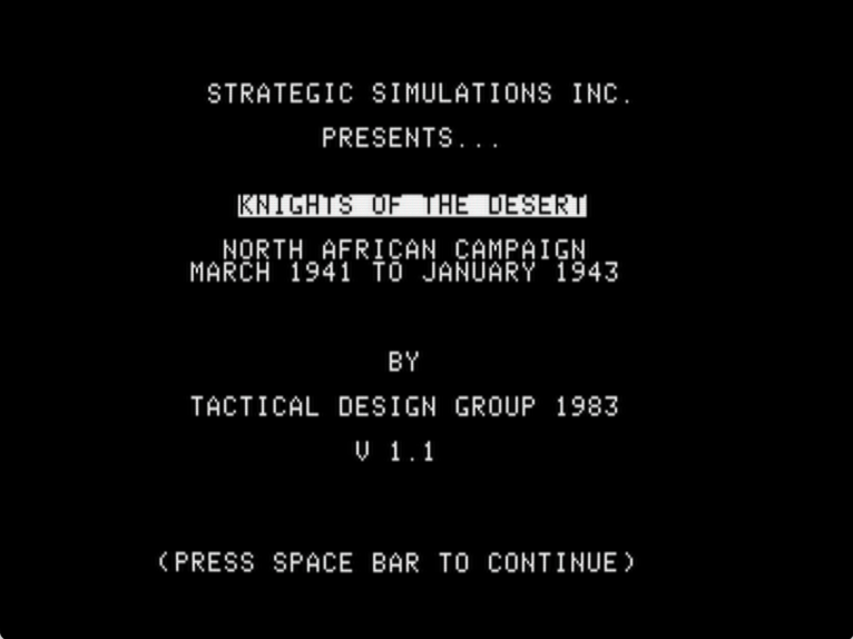 Knights of the Desert screenshot 1 of 2