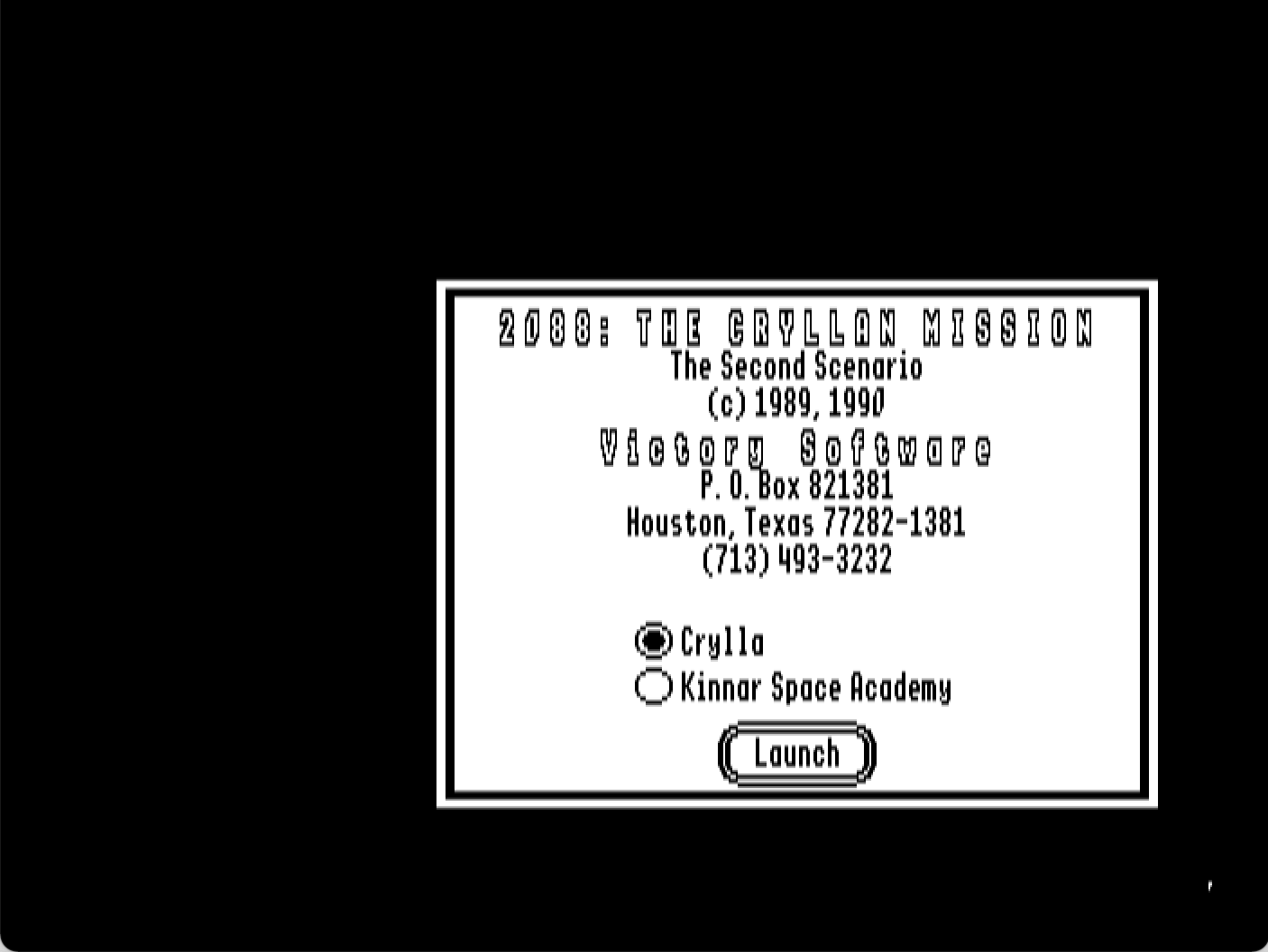 2088: The Cryllan Mission - The Second Scenario screenshot 1 of 5