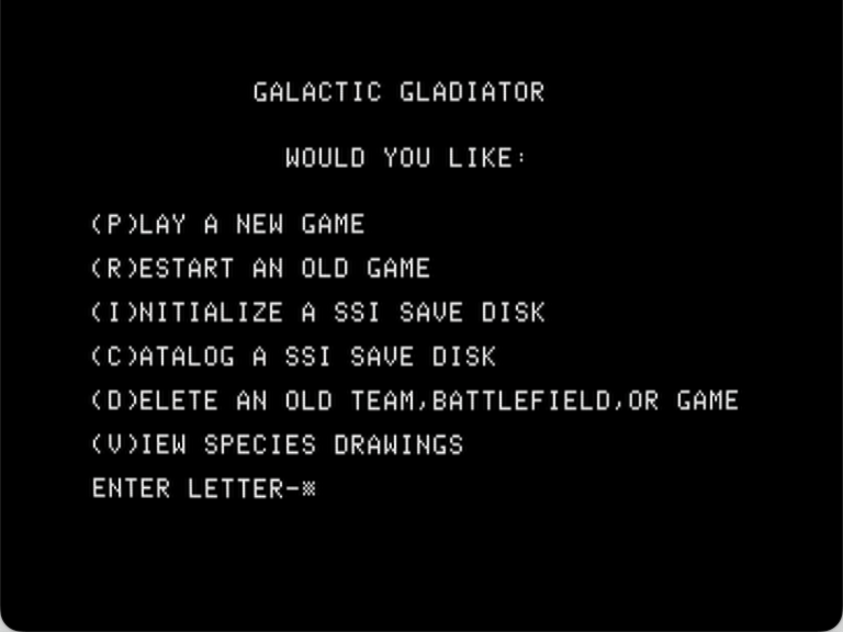Galactic Gladiators screenshot 1 of 3