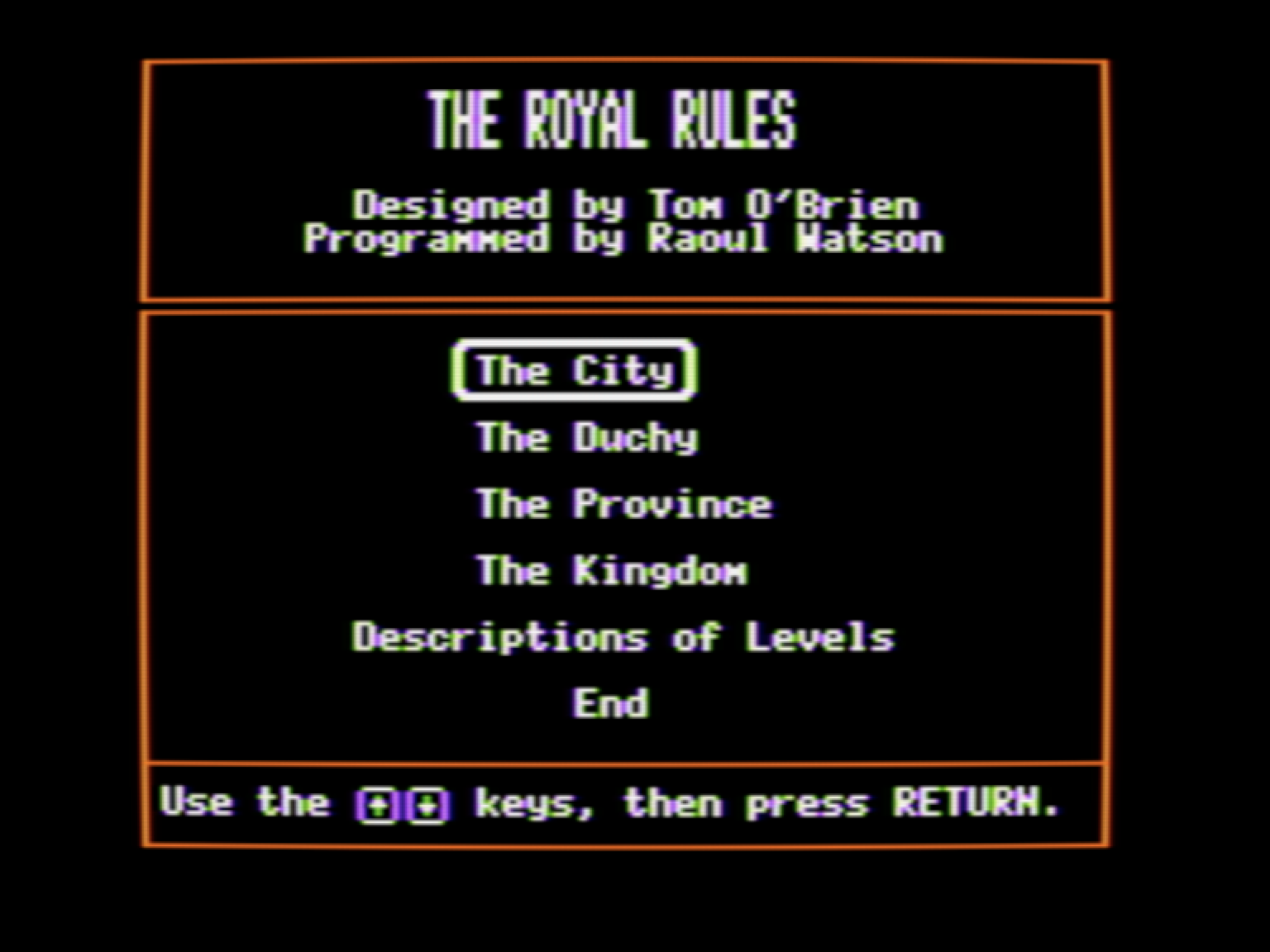 The Royal Rules screenshot 1 of 4