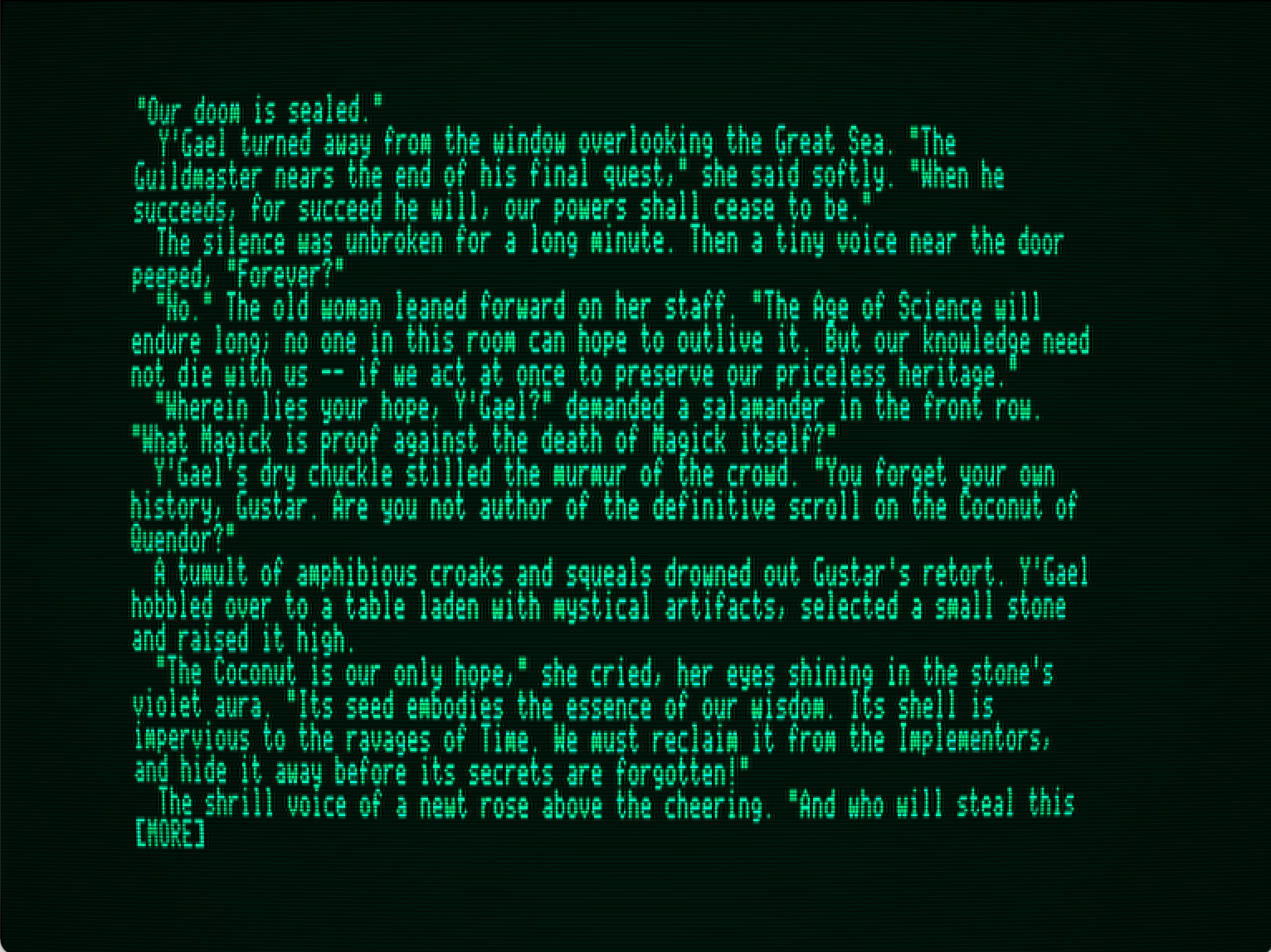 Beyond Zork screenshot 2 of 3