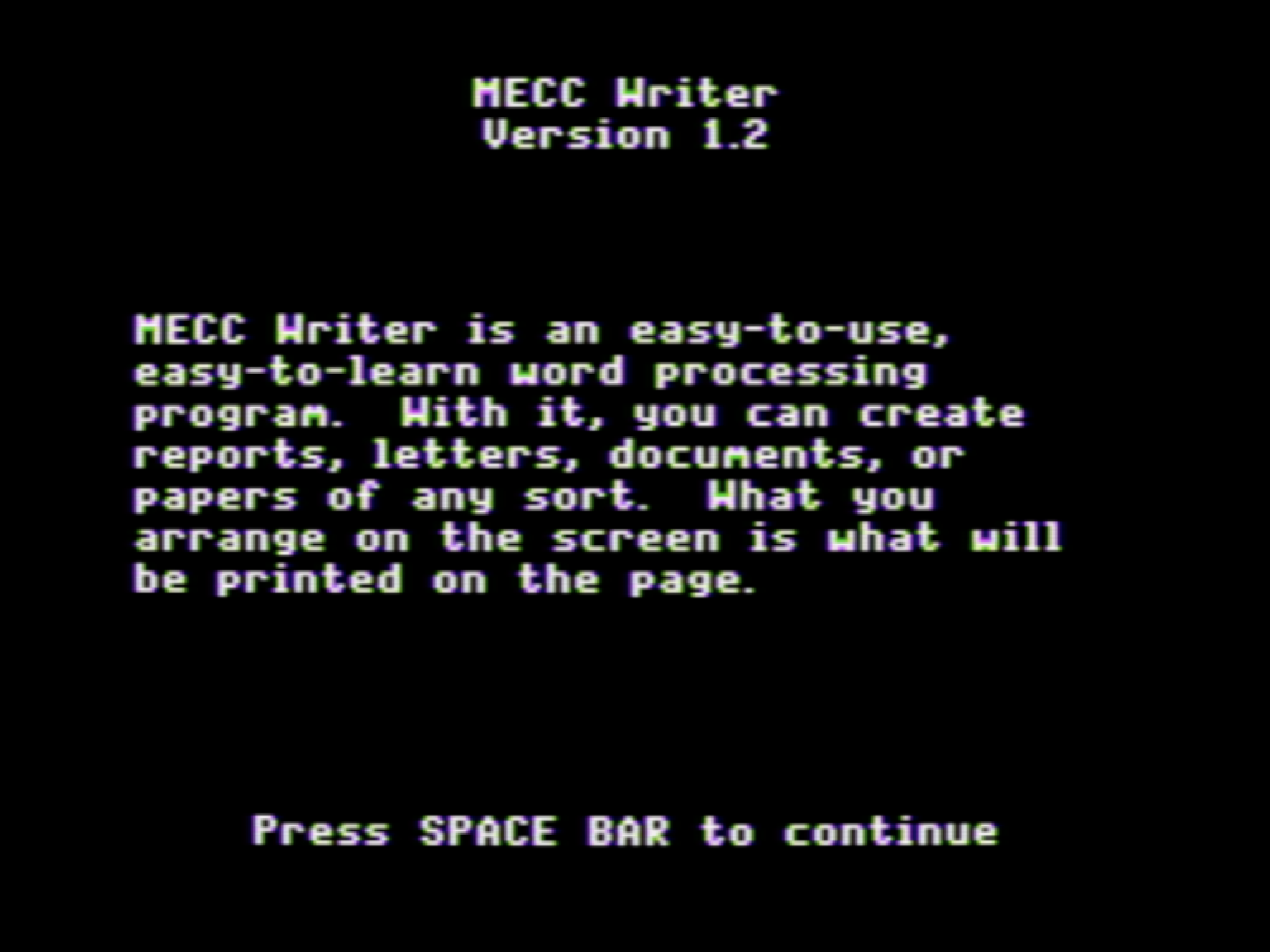 MECC Writer screenshot 3 of 3