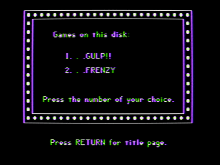 Gulp!! & Frenzy screenshot 3 of 4