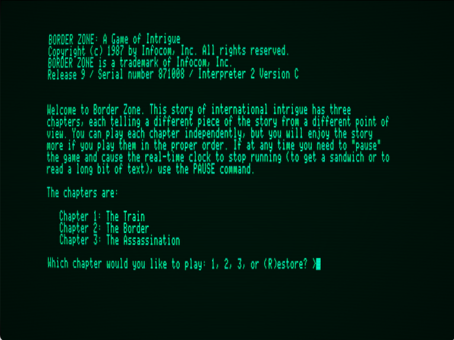 Border Zone screenshot 1 of 3