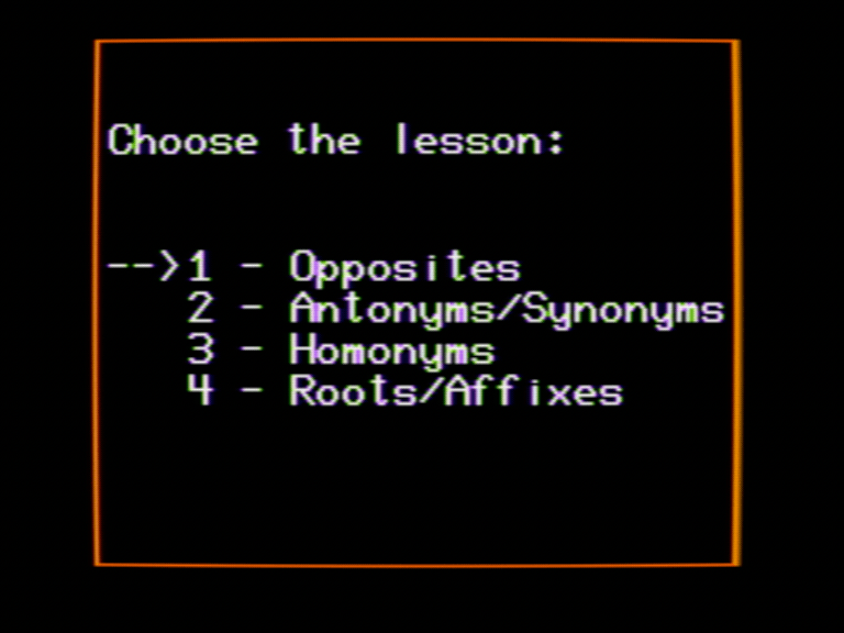 Diagnostic Tests: Vocabulary screenshot 2 of 3
