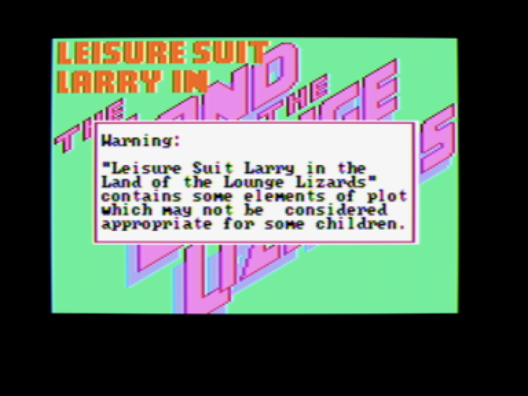 Leisure Suit Larry in The Land of The Lounge Lizards screenshot 9 of 11