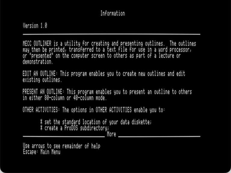 MECC Outliner screenshot 3 of 4