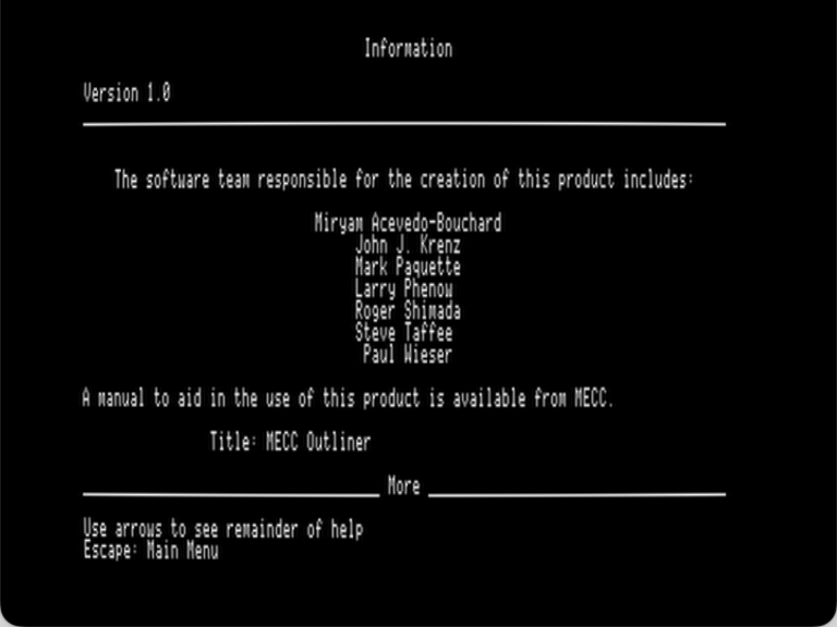 MECC Outliner screenshot 4 of 4