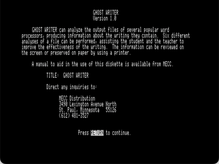 Ghost Writer screenshot 4 of 4