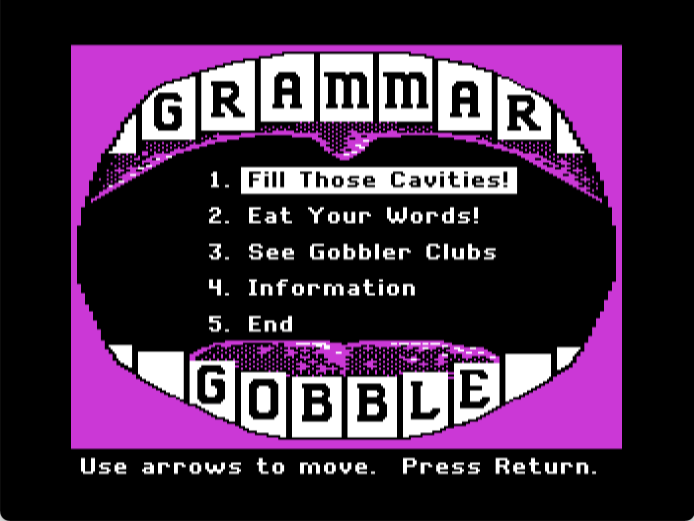 Grammar Gobble screenshot 1 of 4